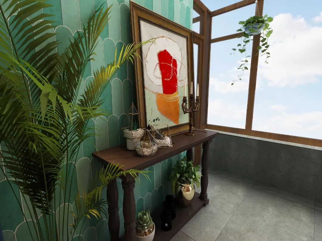 三代同堂的温馨美式之家——张蕾的“重彩”设计-15