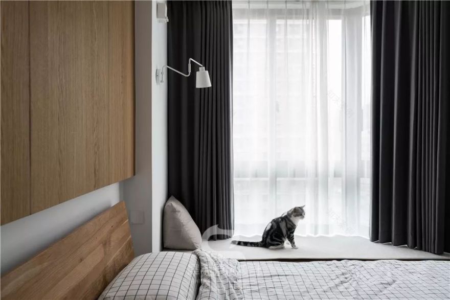 60 平全通透日式一居 | 书房 C 位,猫奴的天堂-94