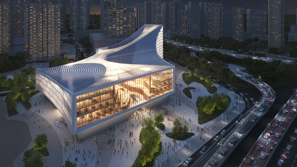 MVRDV 设计武汉图书馆新馆，融合传统与现代功能-23