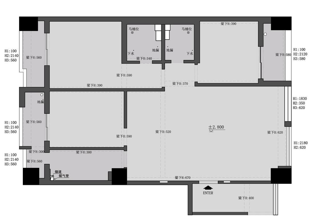 144m²老屋翻新，打造现代宜居空间-4