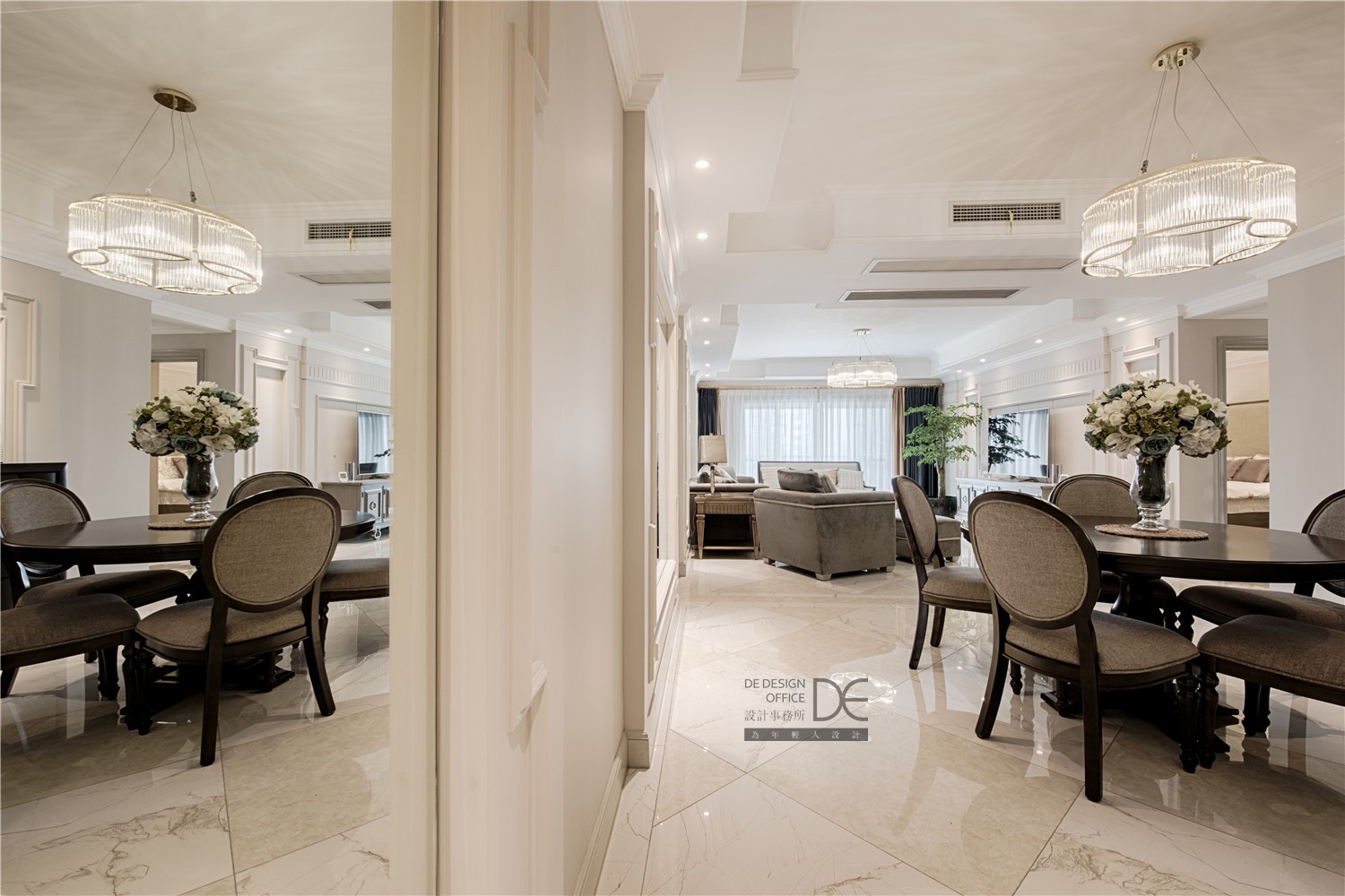 170㎡棕榈泉国际花园法式轻奢住宅  DE设计事务所-39