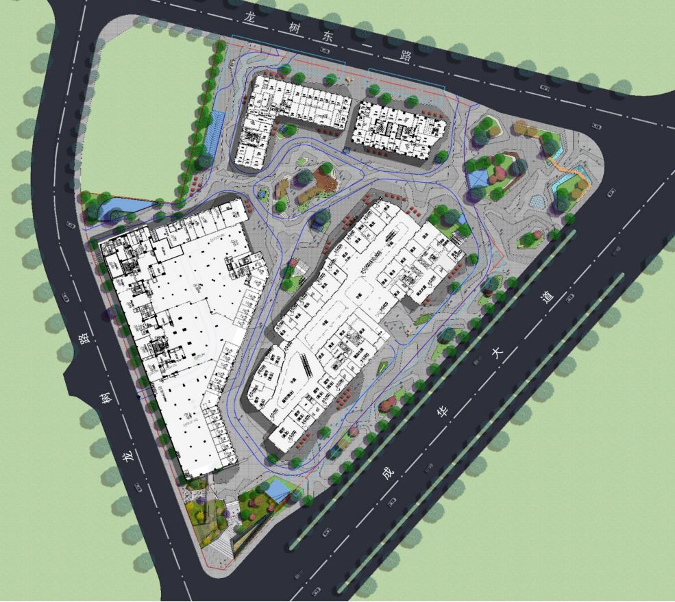 以折线力量，突破场所的边界 ▏旭辉华宇锦绣广场-80