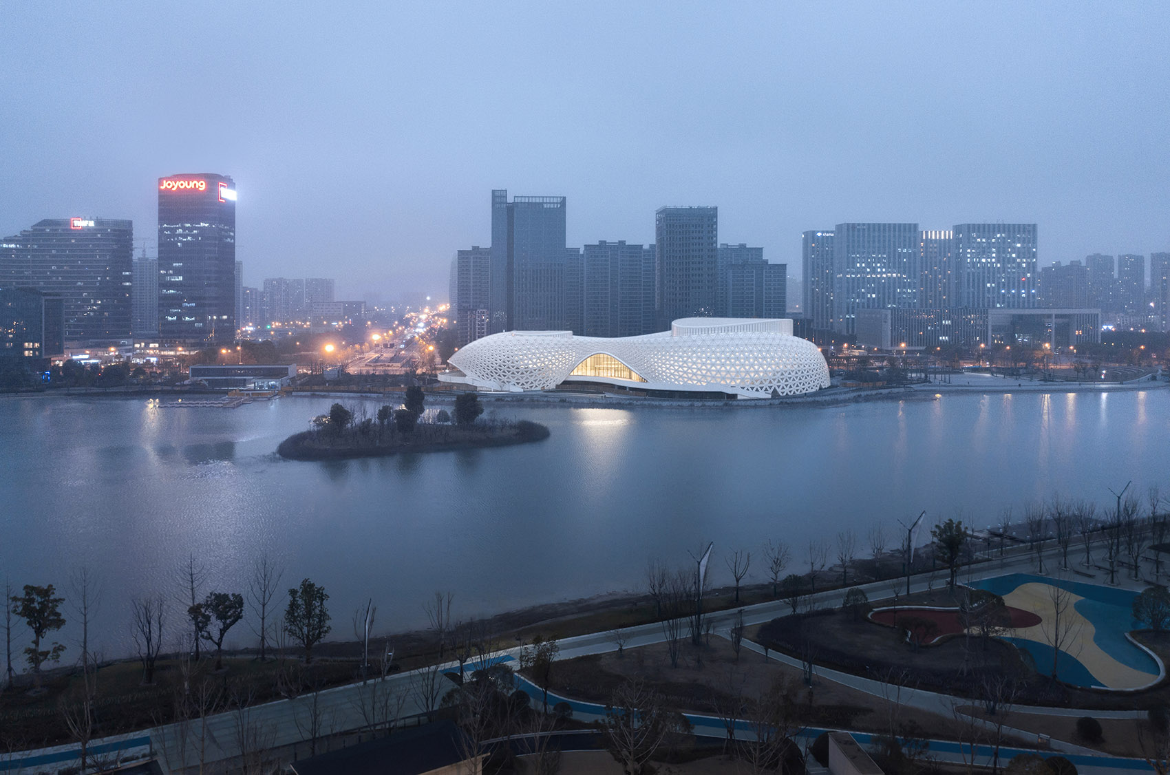 杭州金沙湖大剧院丨中国杭州丨筑境设计-12