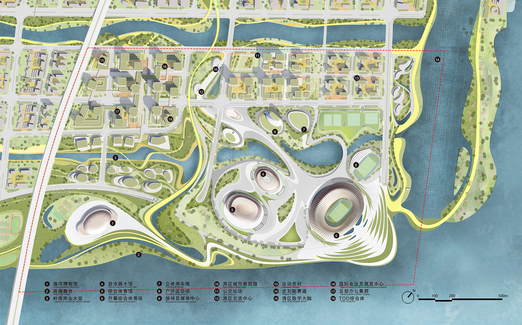 粤港澳大湾区体育中心即将完工 / Zaha Hadid Architects-80