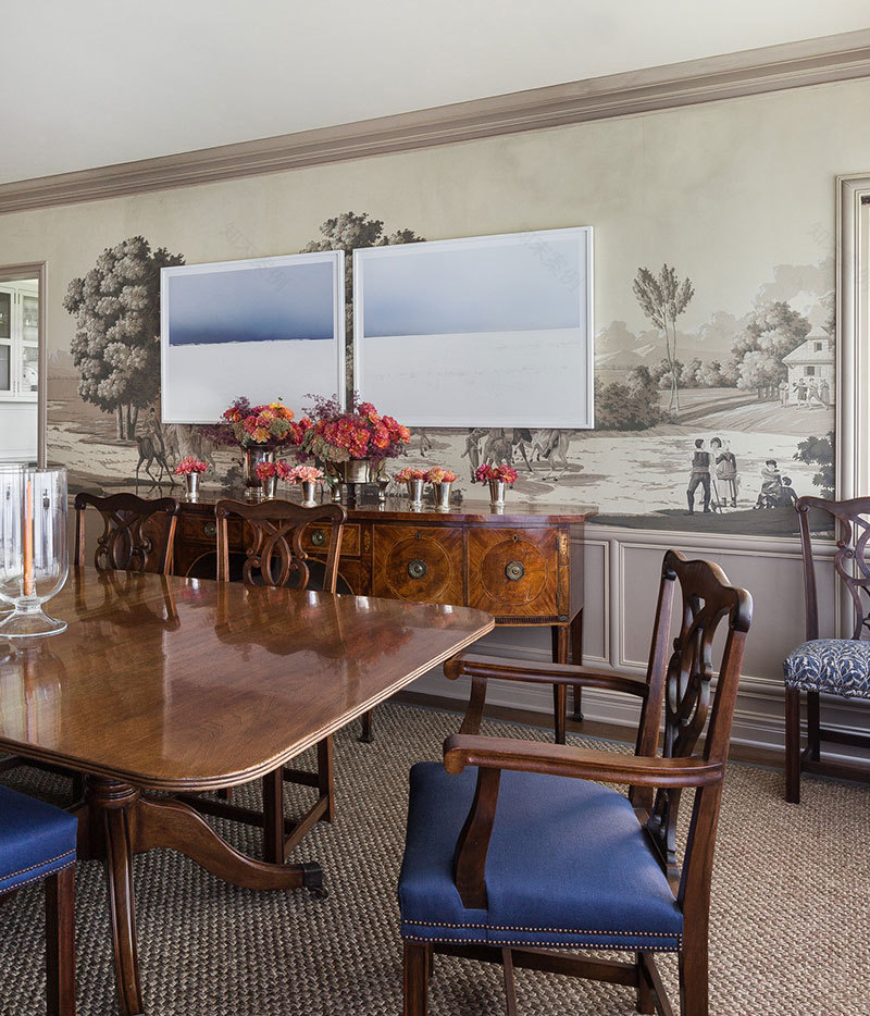 西雅图湖畔豪华庄园,现代经典风格-24