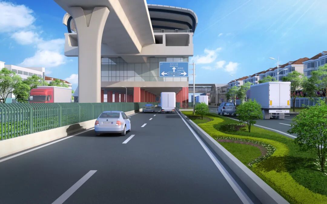 一建集团北青公路改扩建工程迎来新进展：徐乐北路站一阶段北侧保通道路完成翻交-7