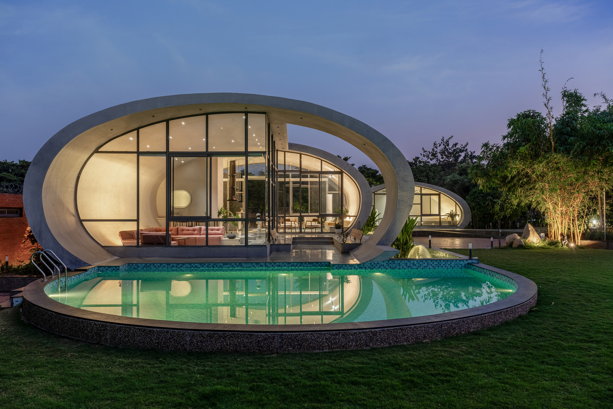 阳光房丨印度丨Achyutam Designs-31