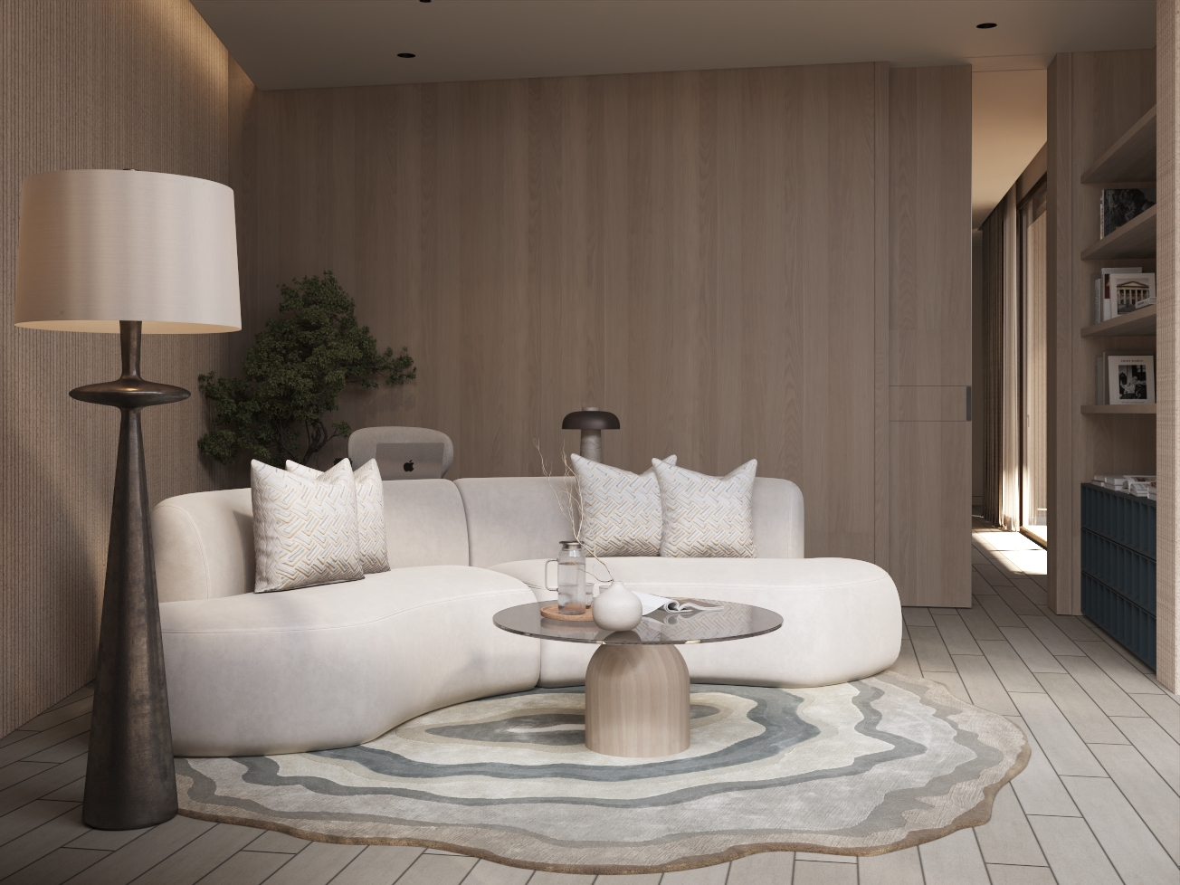 Master Bedroom with Office-17