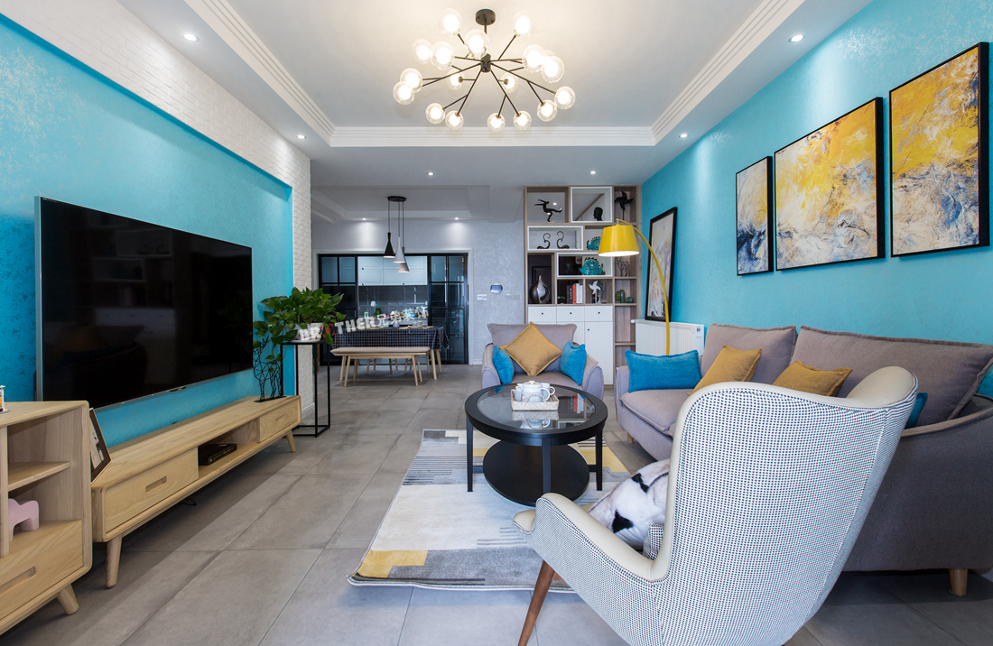 龙湖江与城原山时光 110㎡现代北欧风设计-9