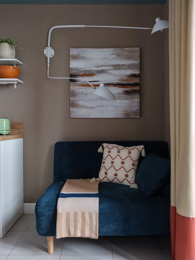 女孩的 37㎡单间公寓设计丨Yulia Sergeeva-6