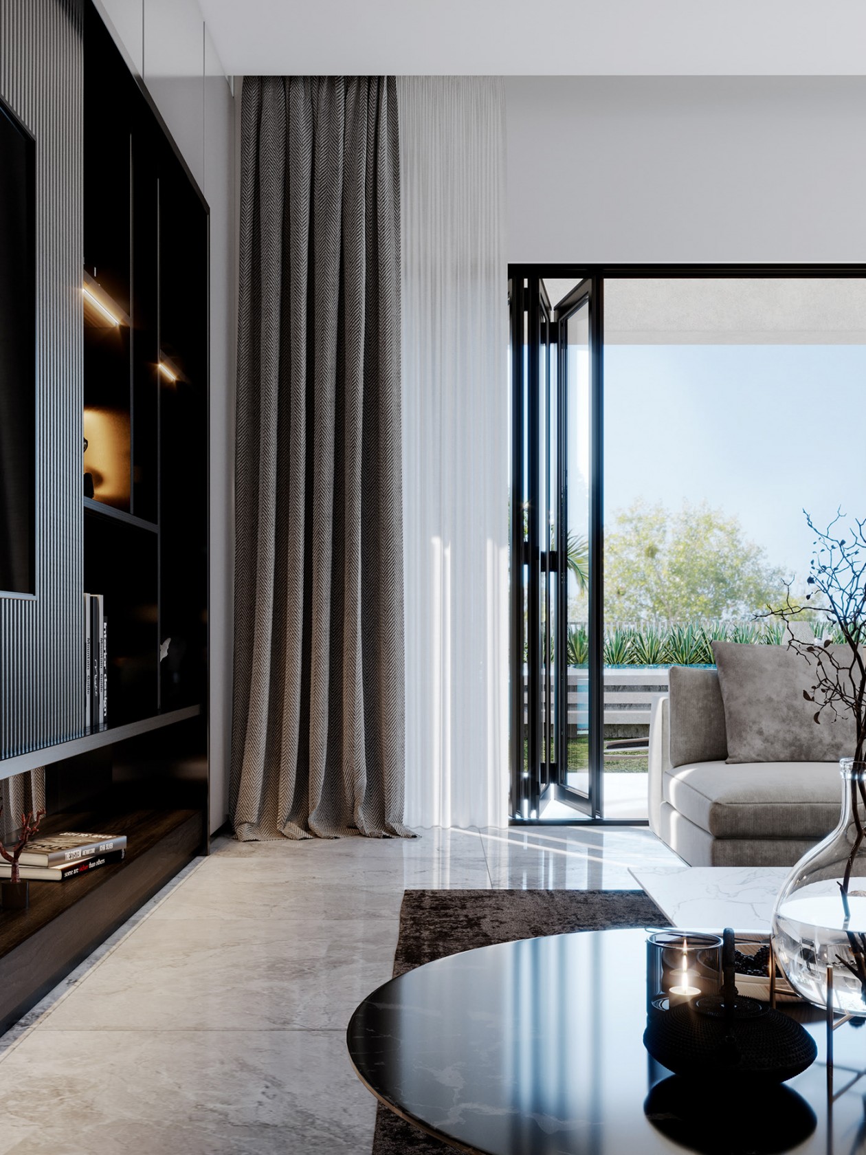 鲜明的线条与中性元素 创造出精致的室内空间-3