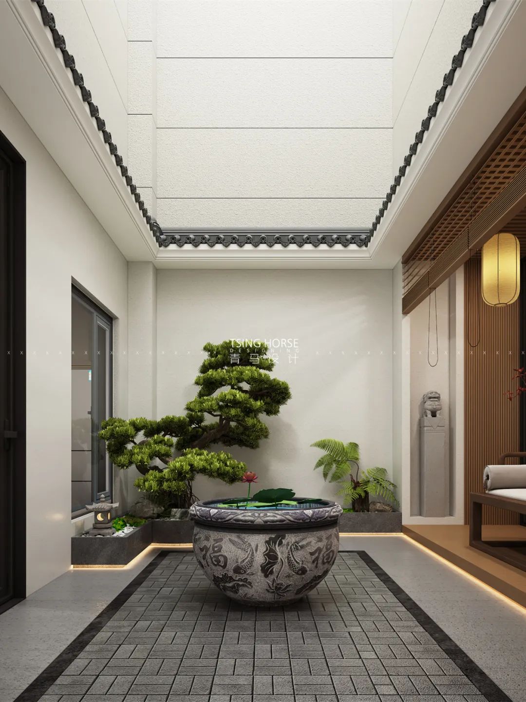 春城十八里·新中式魅力别墅设计丨陈哲梧设计团队-39