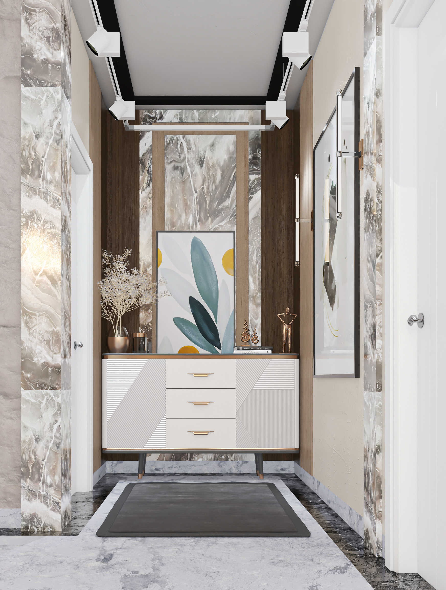 تصميم داخلي لفيلا ب كمبوند الصفوة - اكتوبر-2