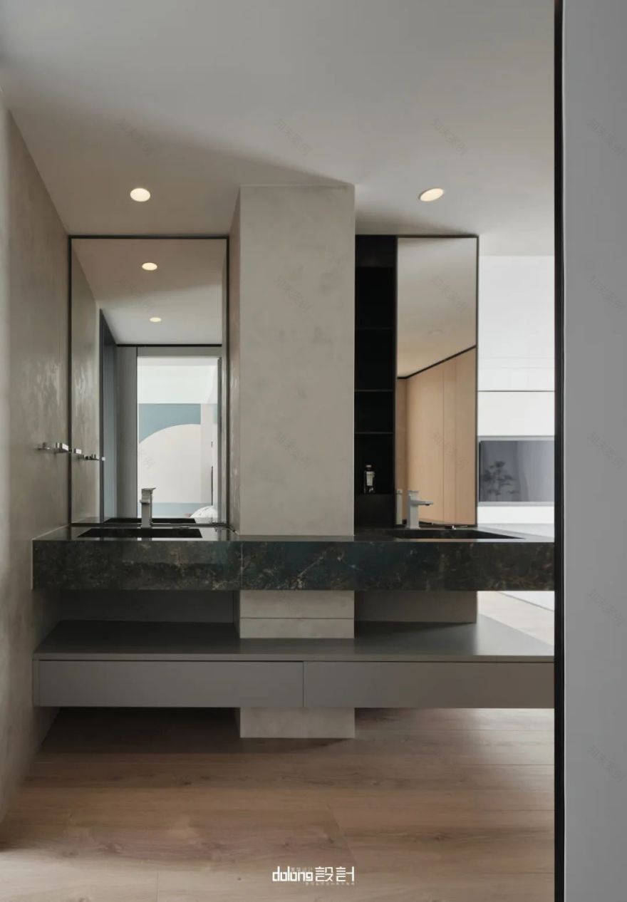 纯净与质感的现代简约私宅设计丨DoLong董龍设计-38