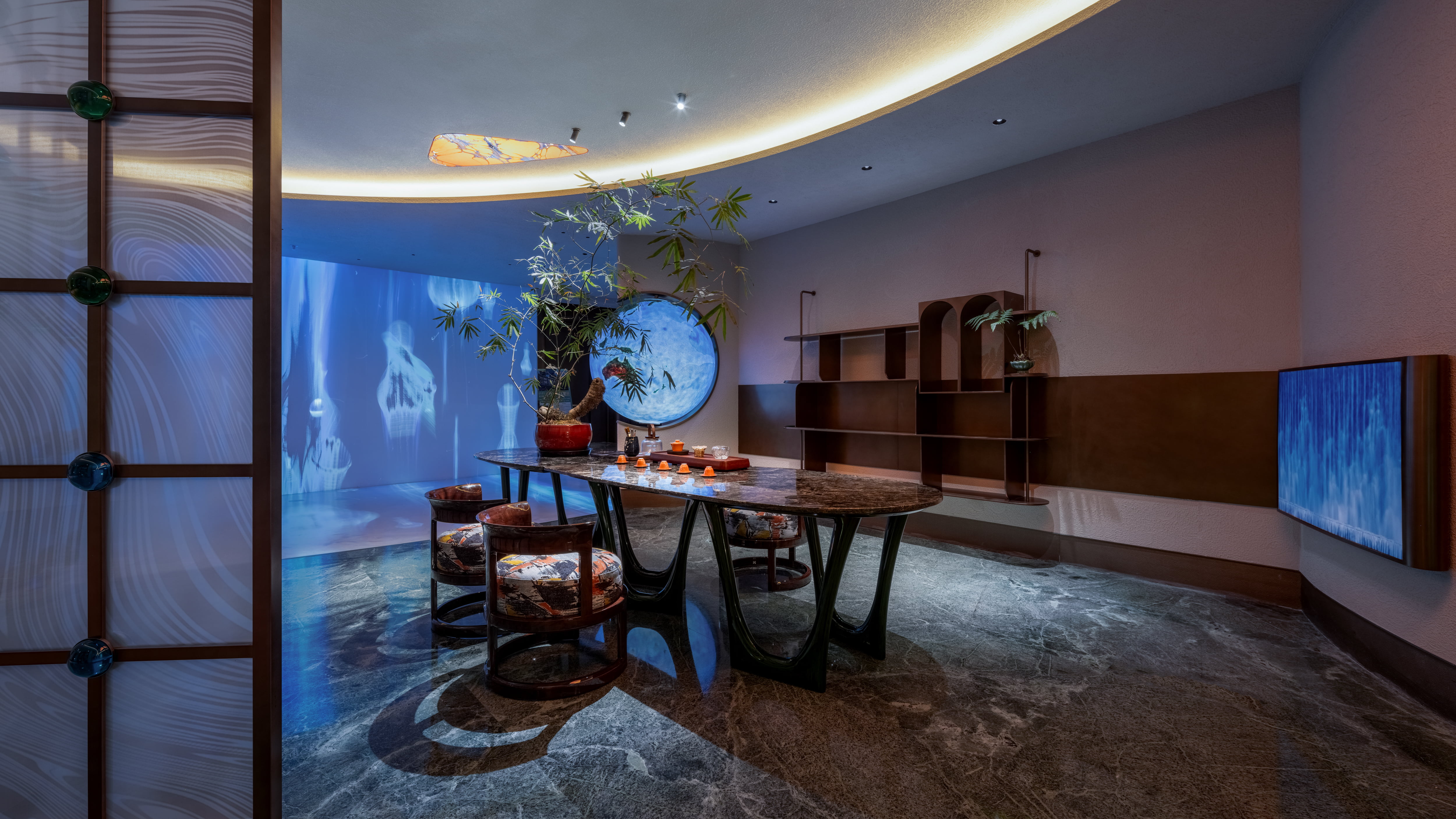 上海浦江淮宴餐厅丨中国上海丨元熙创意设计（北京）有限公司-17