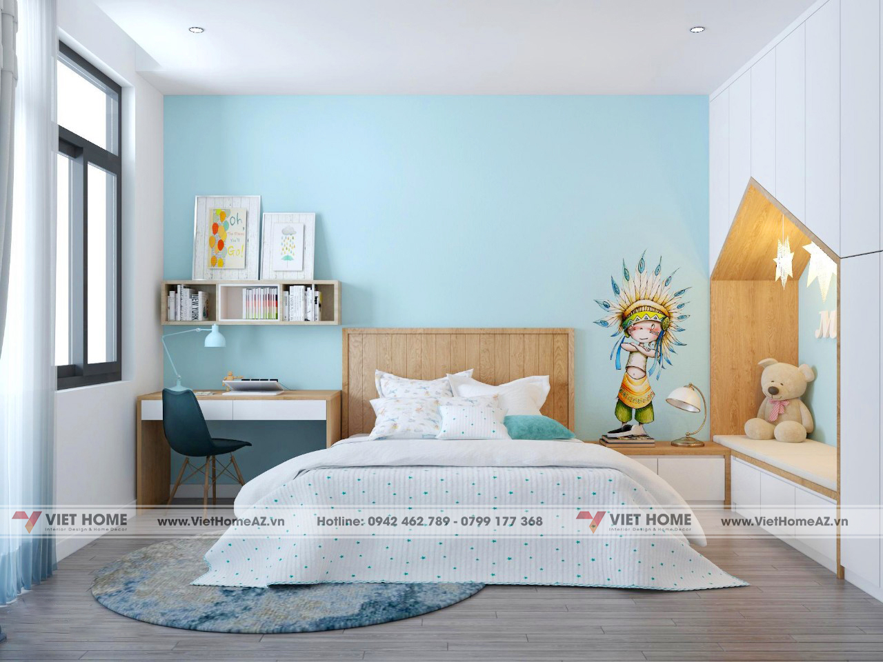 隆安美丽房屋设计丨Kiến Trúc – Nội Thất VietHome-21