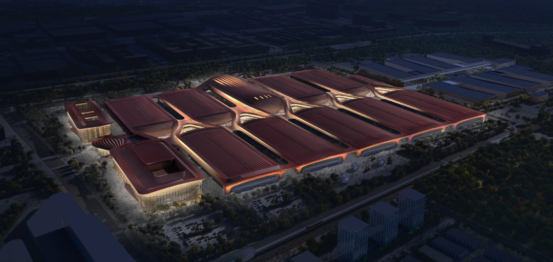 信息的纽带大地的图景|北京新国展二期建筑照明设计-67