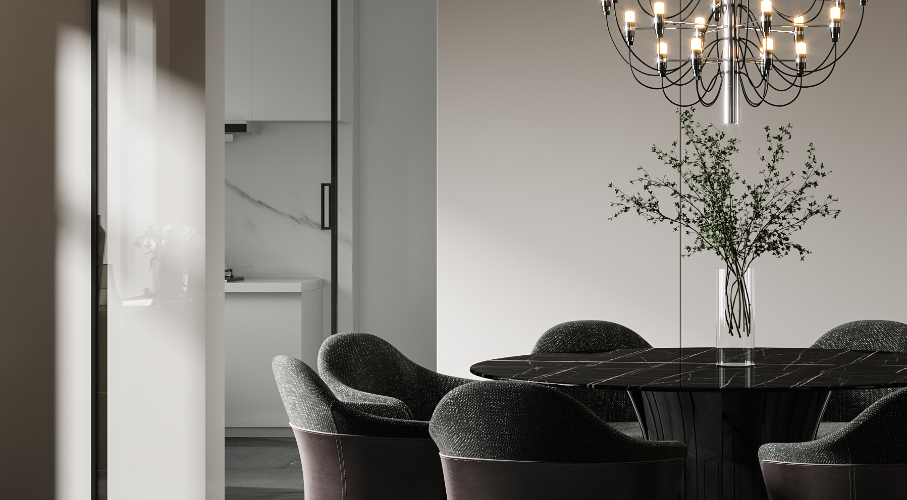 现代简约平层空间丨左舍-21