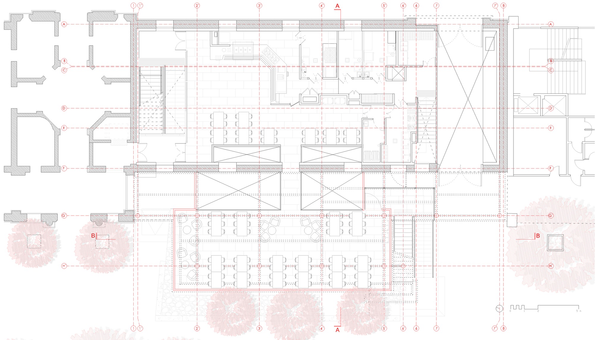UC Casa Central 学生食堂-33