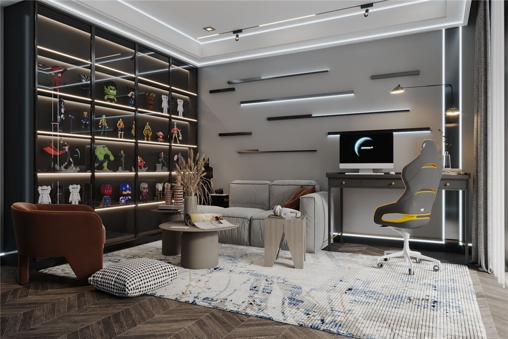 名门世家 90㎡简法轻奢风平层设计-9