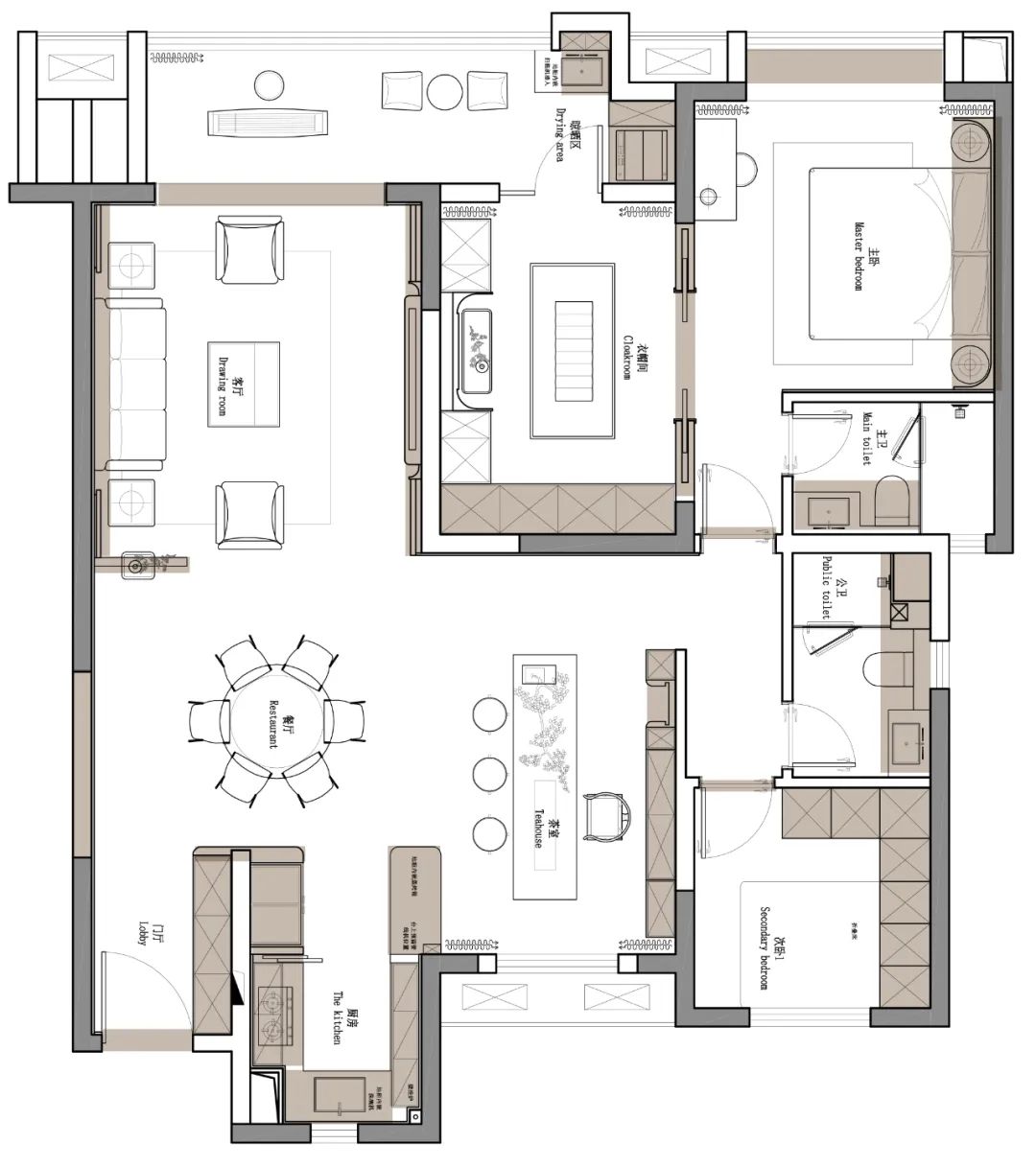 艾度巨迪|实景系列·180㎡新中式，既有东方底蕴，又有家的温度。-3