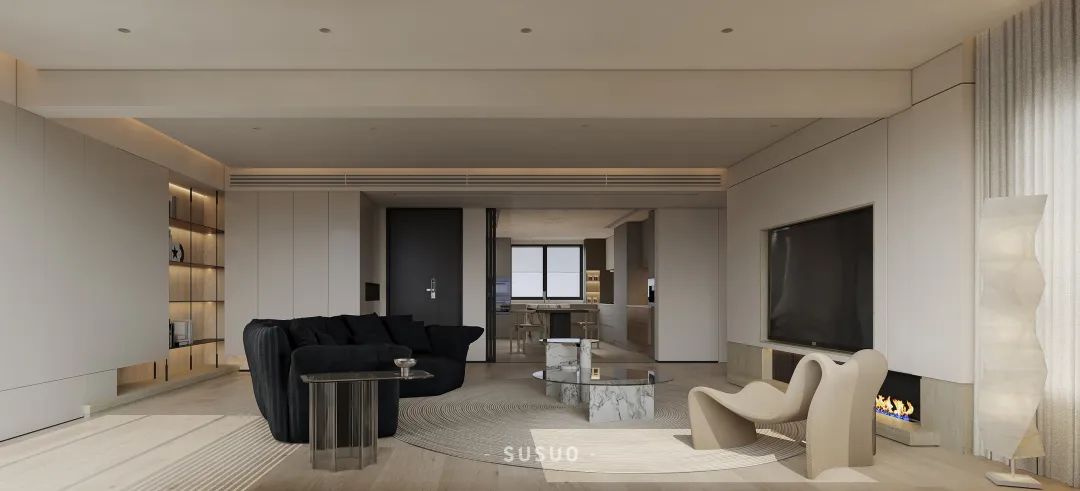 薄荷氧吧 · 昱湖壹号私宅的轻盈与繁星丨素说设计-11