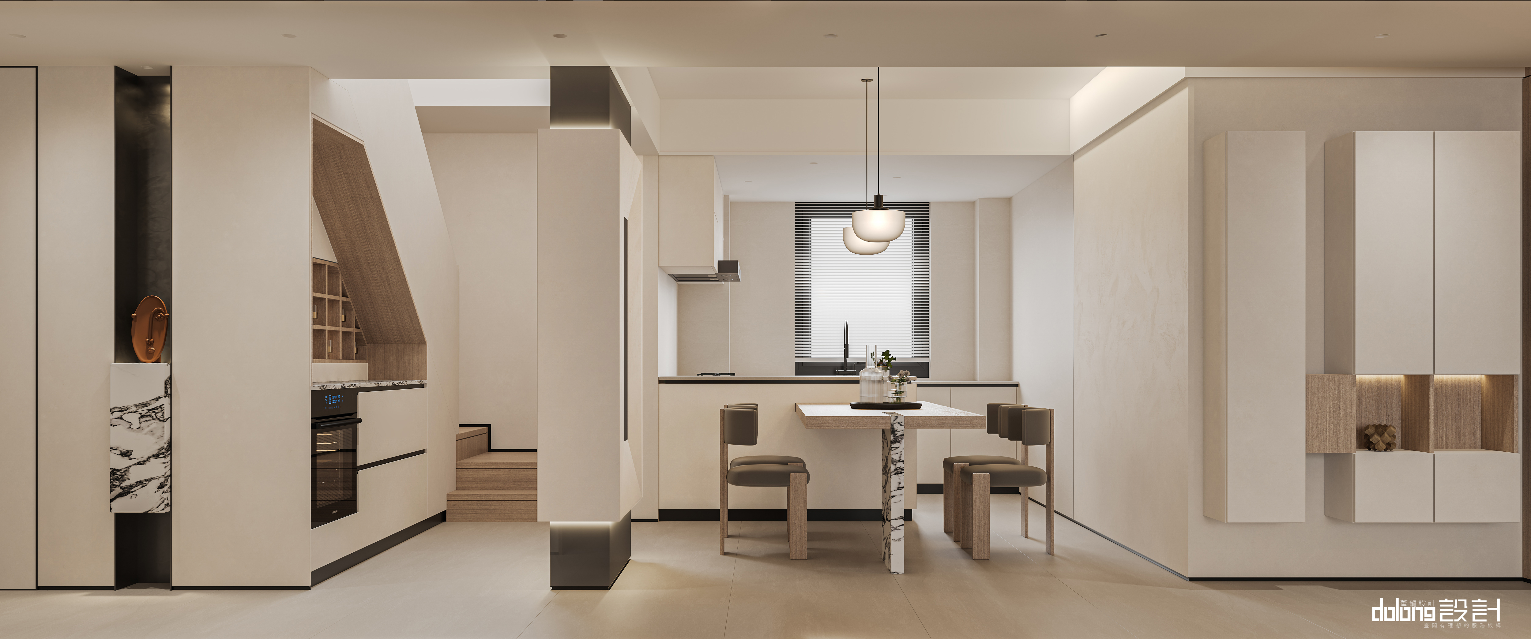 西堤国际 255㎡ 设计丨DoLong 董龍设计-19