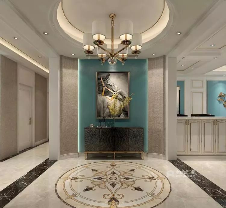 194㎡简欧设计,褪去奢华更显高贵!-13