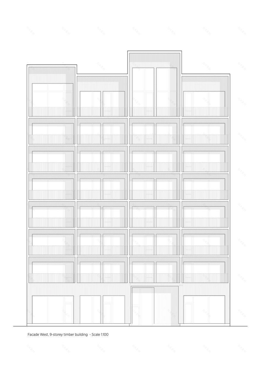 Kajstaden Tall Timber Building / C.F. Møller Architects-46