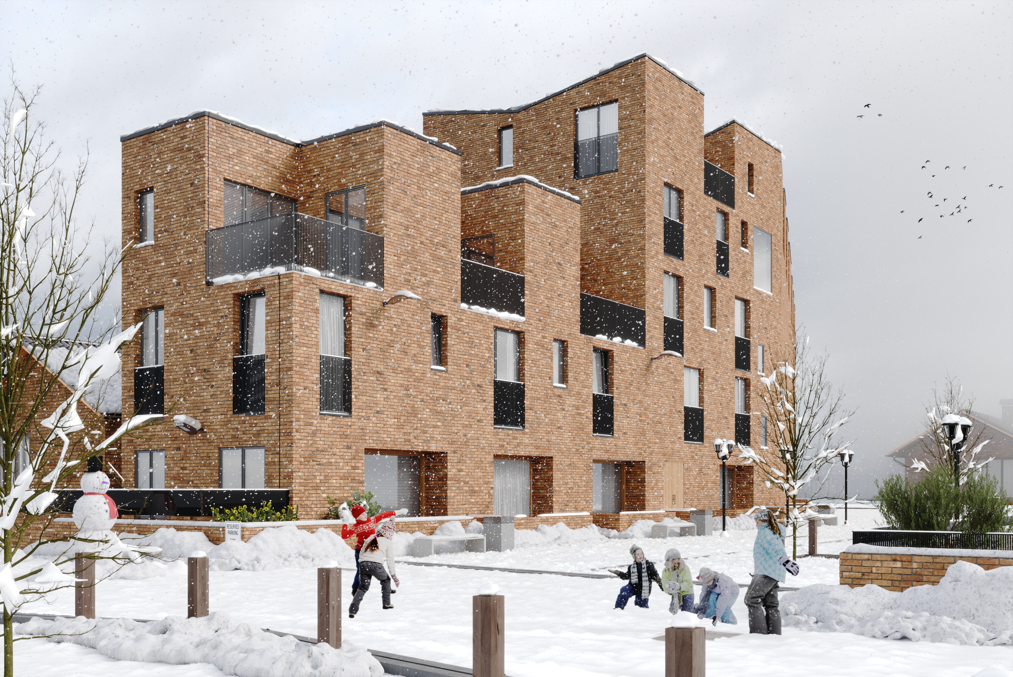 Brentford Lock West - SNOW-0