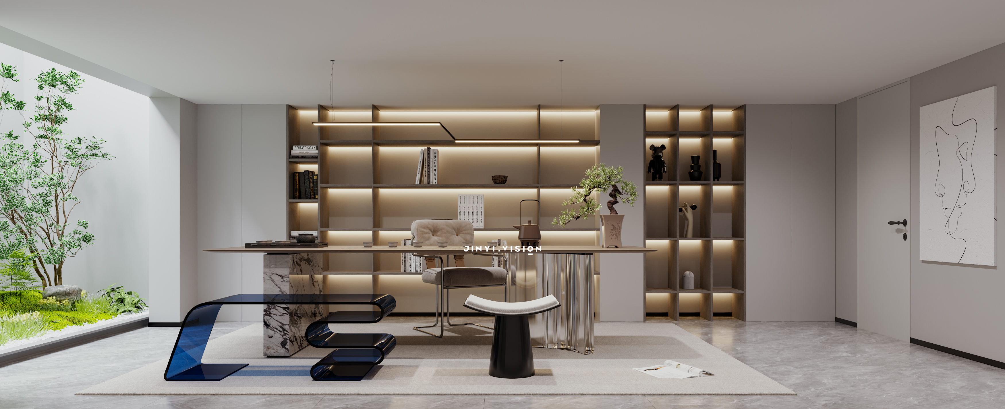 现代独栋别墅-2