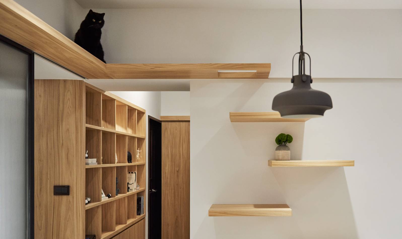 台北 90㎡现代家居,人猫共融的生活空间-31