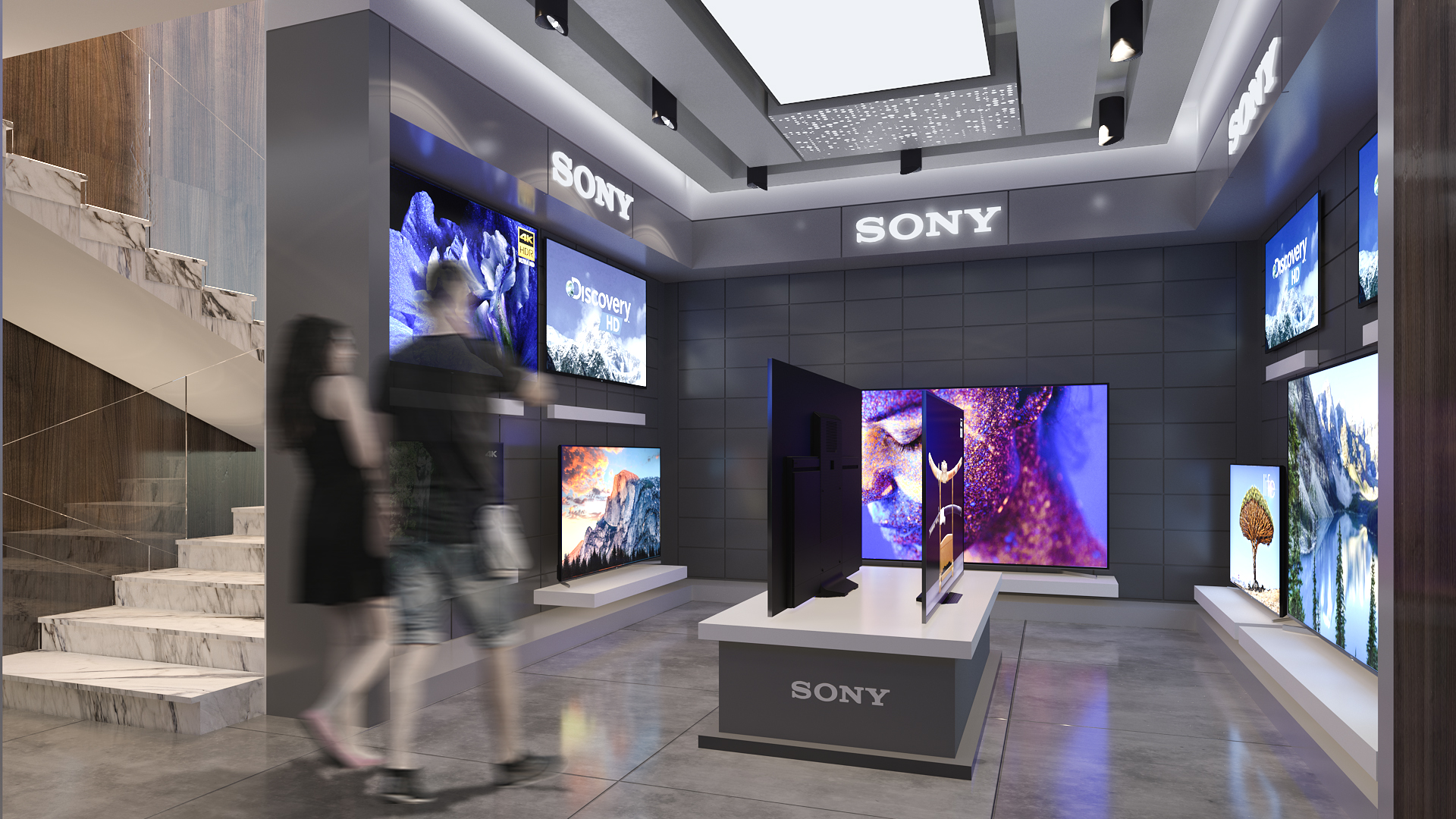 Etronic 电子产品展厅设计丨埃及开罗-14