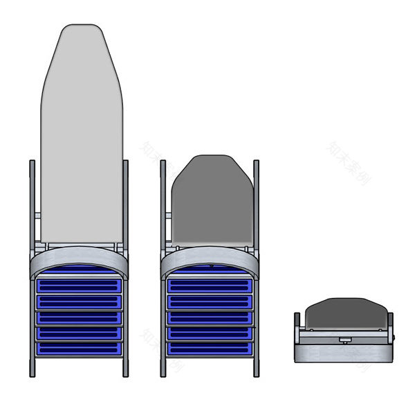 多功能家具1(带熨衣桌的折叠楼梯)丨巴西丨巴西PUCRS大学设计专业师生-11