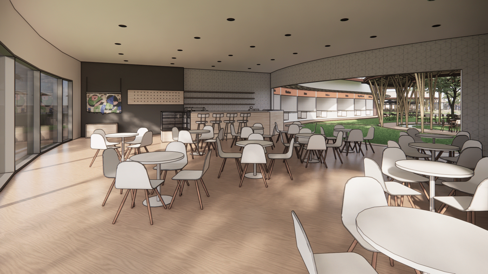 Gunaksa Foodcourt - Architectural Design Studio 6-9