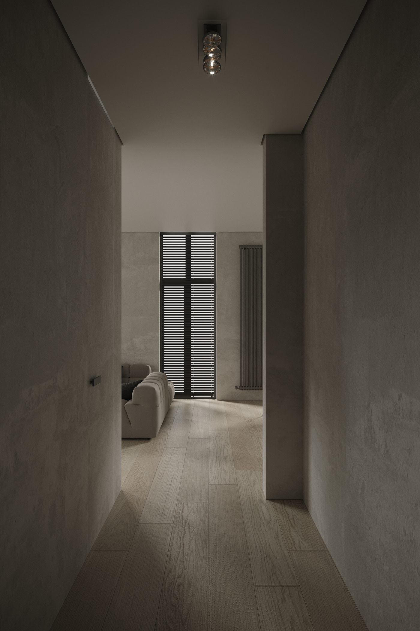 极简中性风公寓设计 干净利落！-0