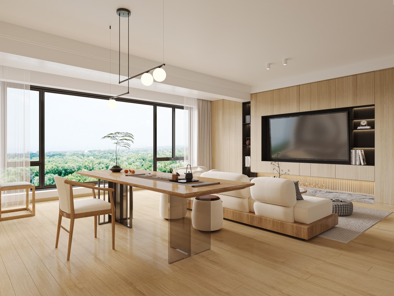 现代简约客餐厅来一组-6