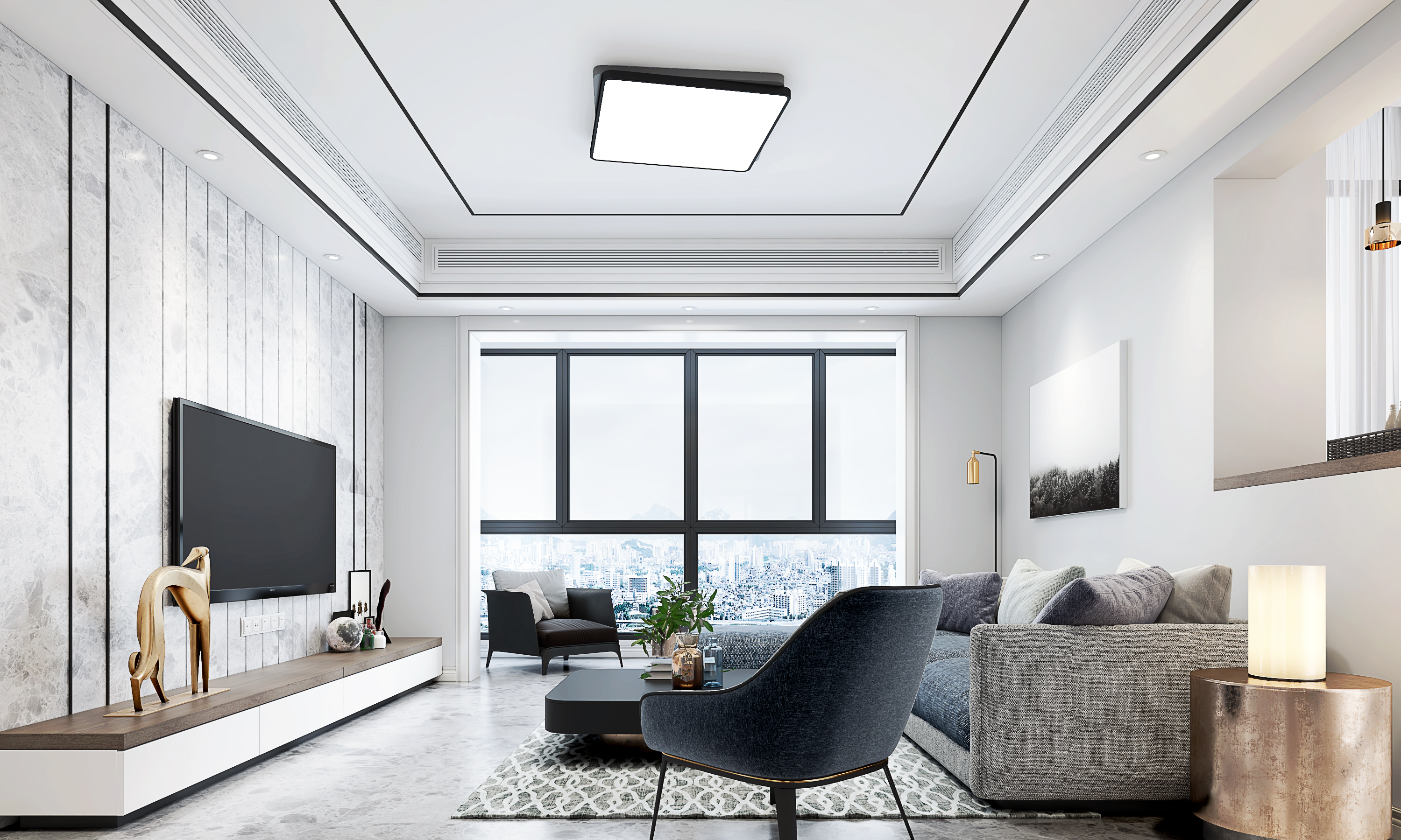 贵州凯里现代简约家居设计-4