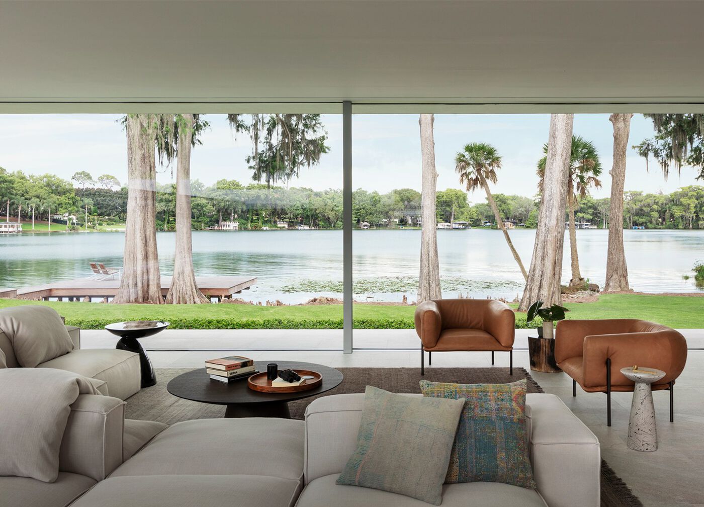 冬季公园湖屋丨Steven Harris Architects 和 JHID-6