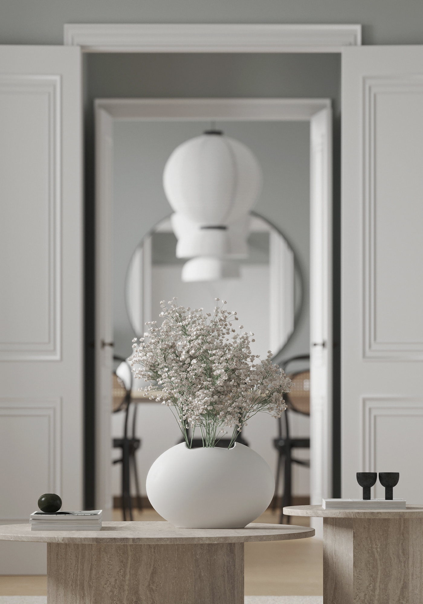 Enfilade. One by one-0