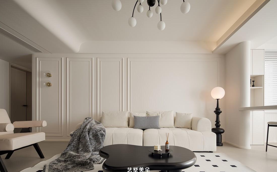 142㎡现代法式多功能客厅丨中国合肥丨艺墅美宅设计-16