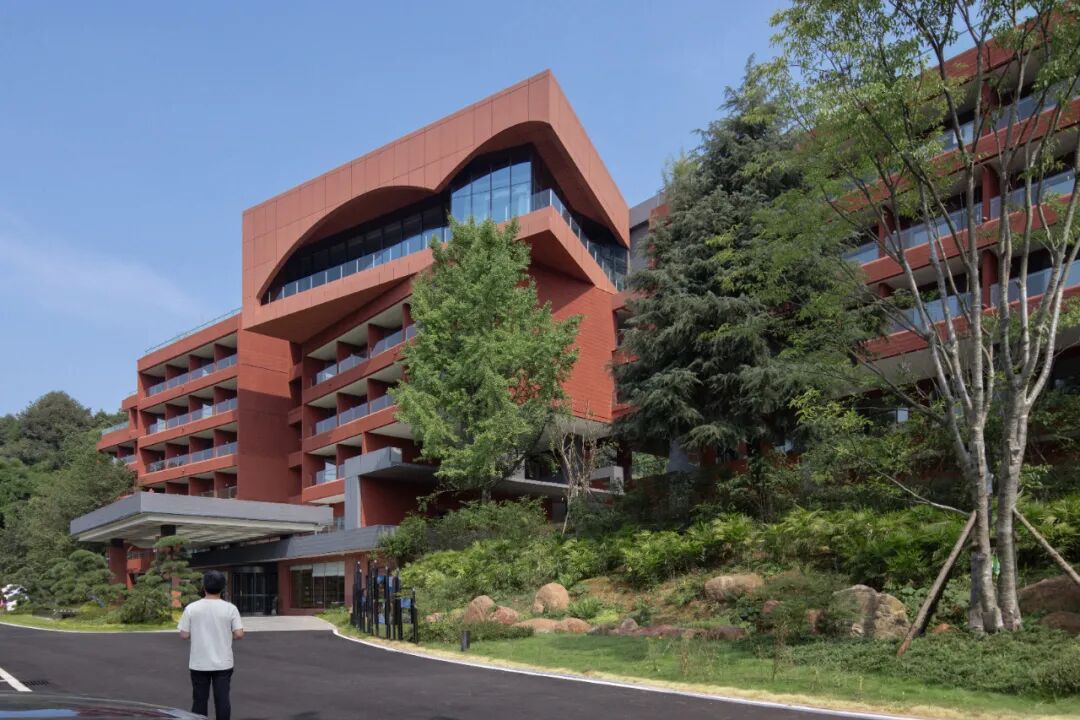 红砂岩建筑，丹棱老峨山居度假酒店-1