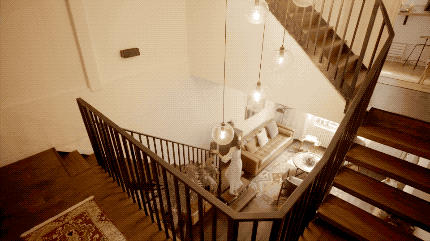 层高8米的45㎡变成135㎡的3层LOFT!-1