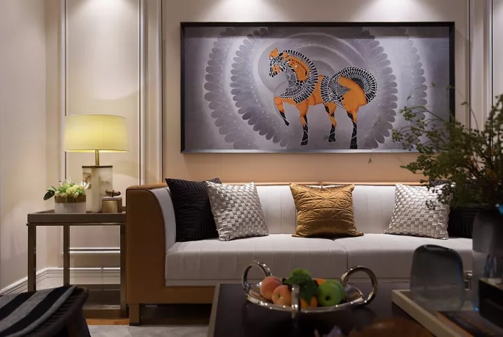 臻品空间设计：呼市伊泰华府•云玺精装成品房-7