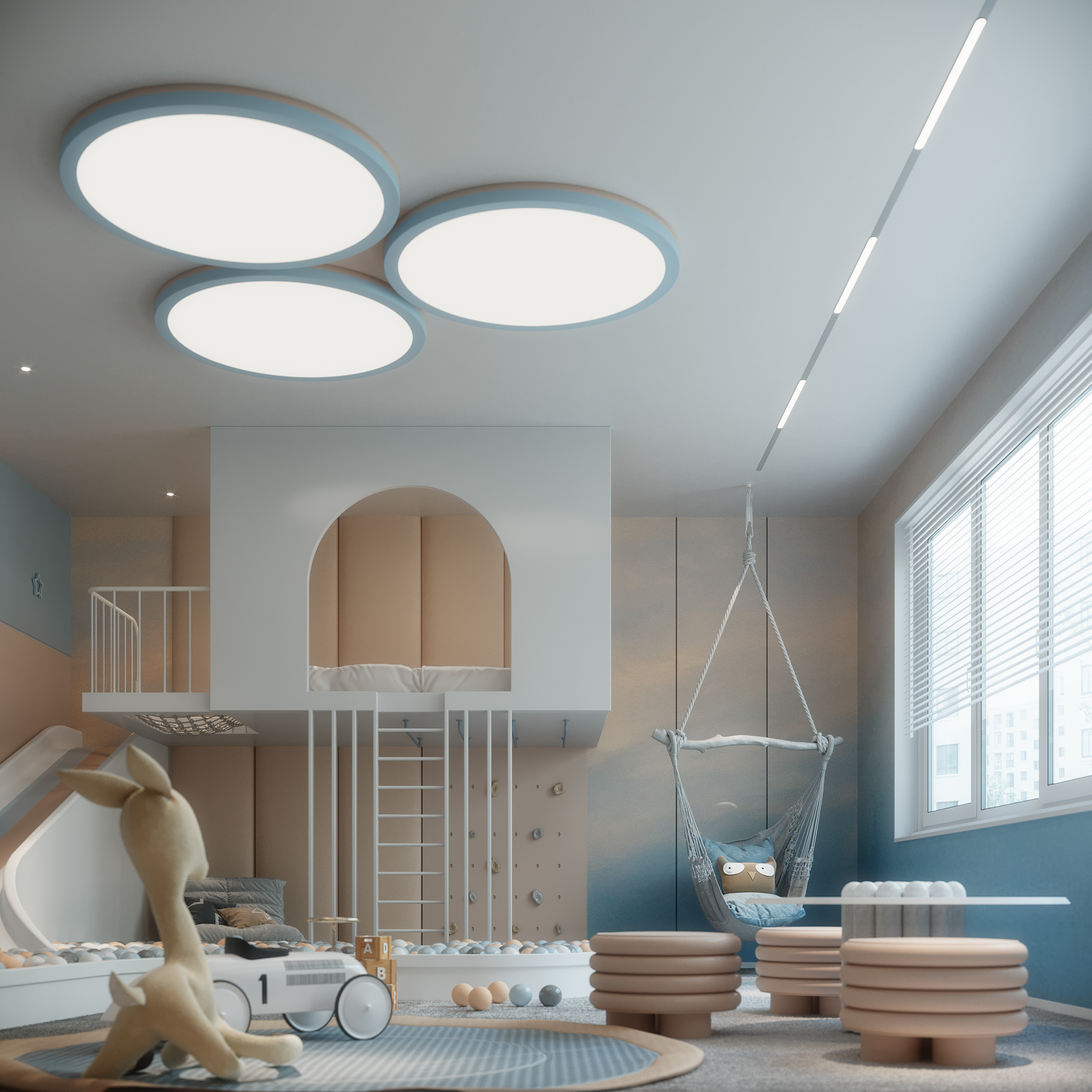 儿童游戏室设计丨沙特阿拉伯丨Mariam Samir-10