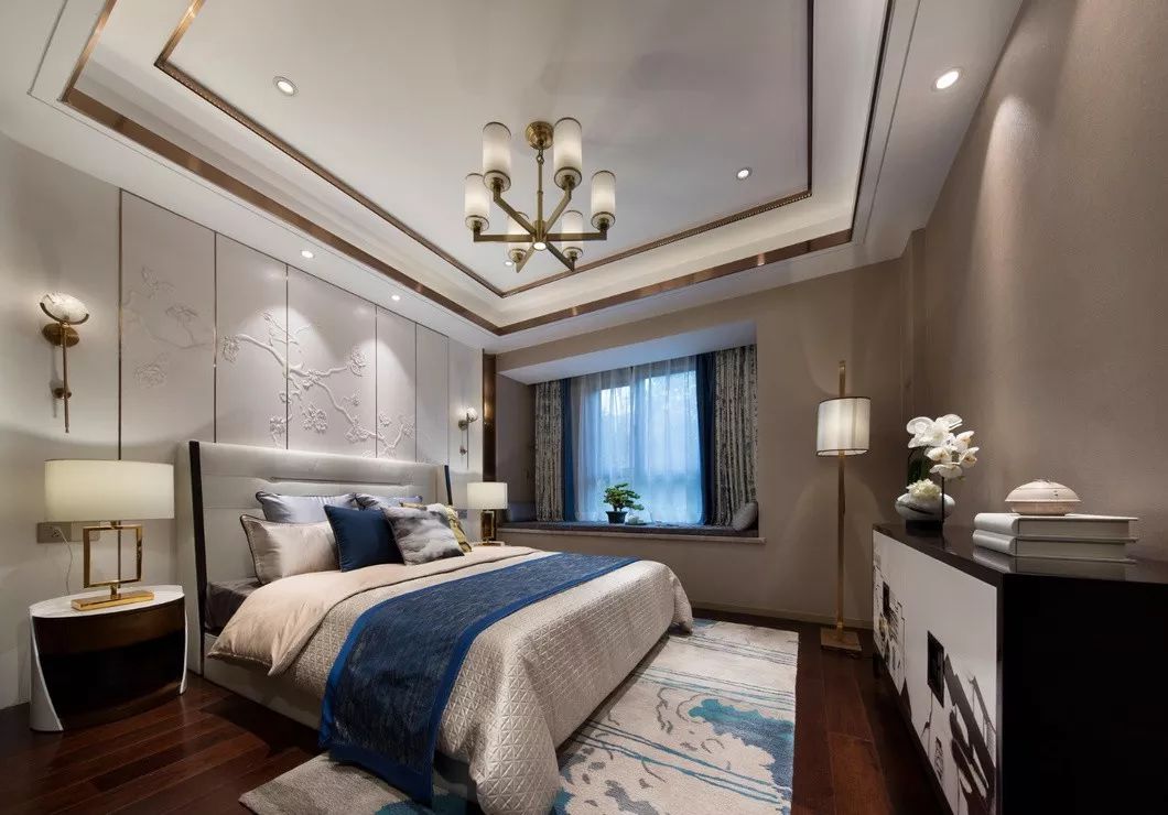 常德壹号府·新中式风格样板房设计丨中国常德丨伊派软装设计-37
