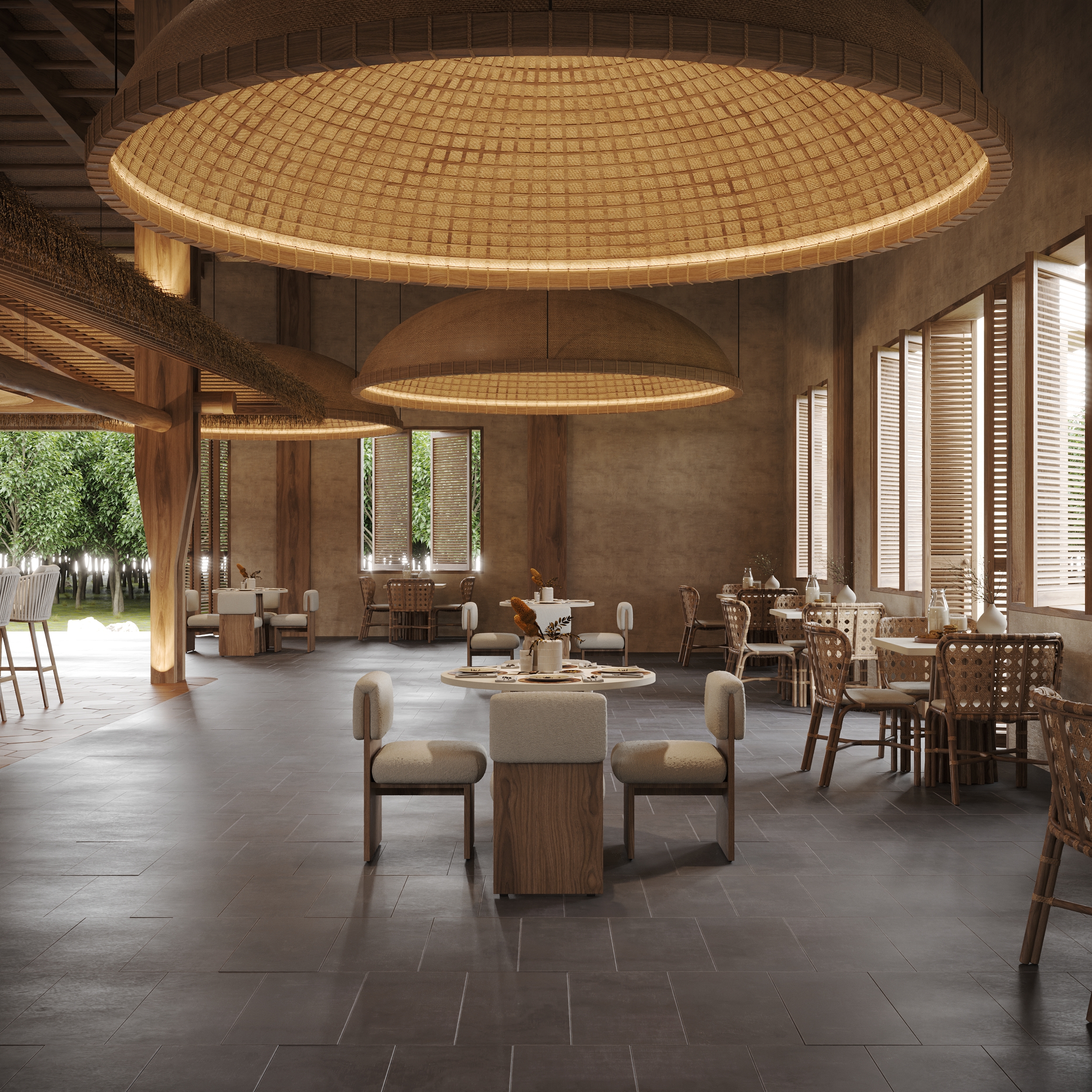 综合室内设计方案（含接待厅,餐厅咖啡馆,别墅）-23