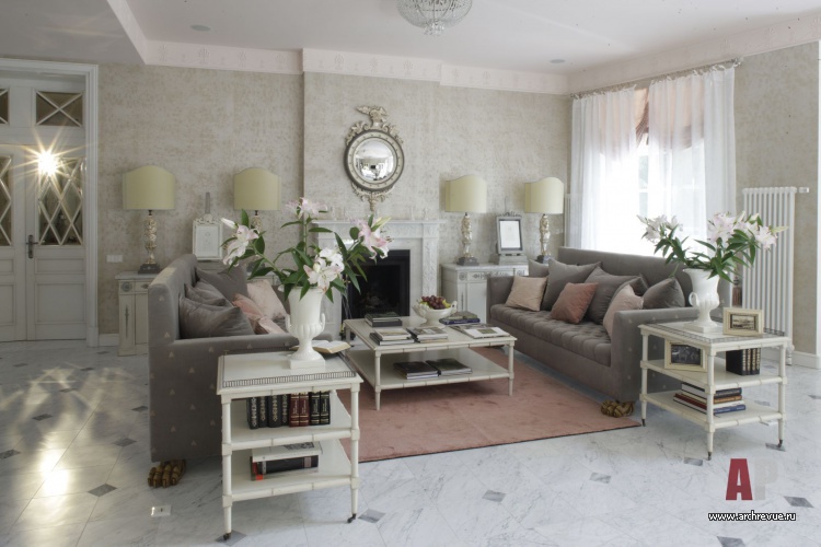 俄罗斯帝国风格庄园室内设计丨Нестерова Юлия-25