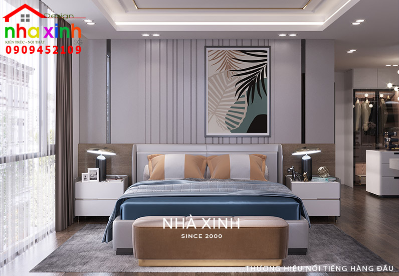 现代3层7·10m别墅设计方案丨越南丨Nhà Xinh（未明确对应中文,暂用原文）-38