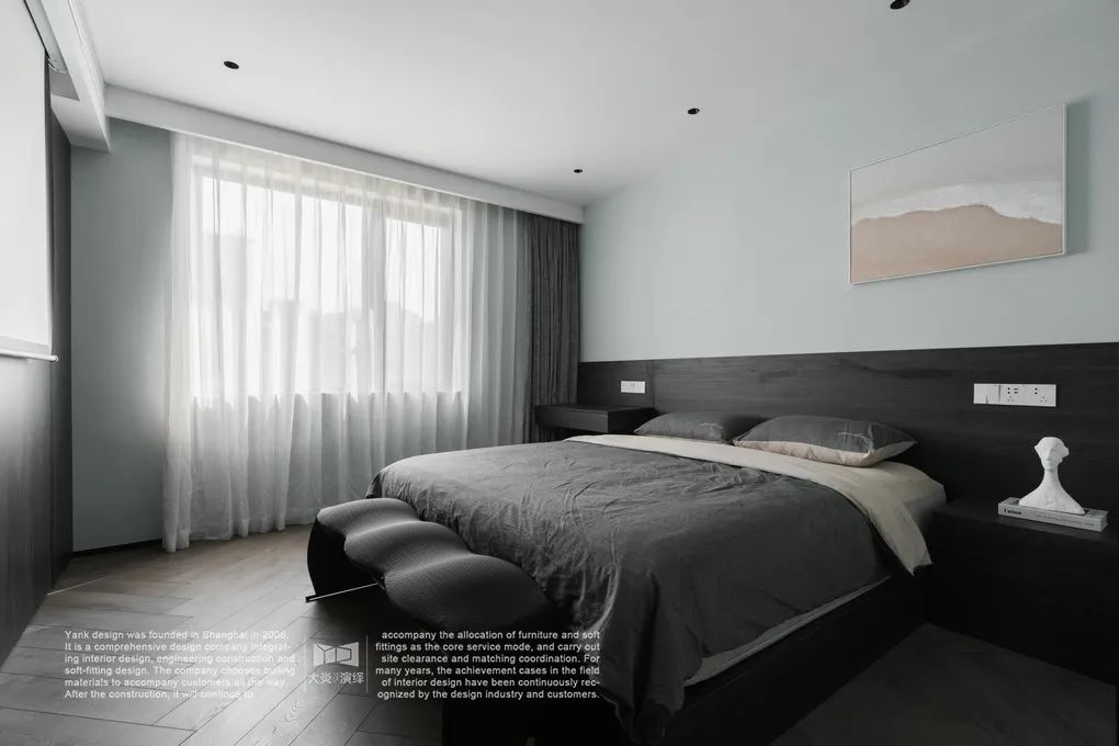 88 平旧房改造,动静分离的现代简约家居-90